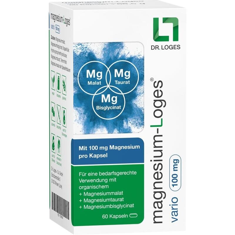 MAGNESIUM-LOGES vario 100 mg Kapseln