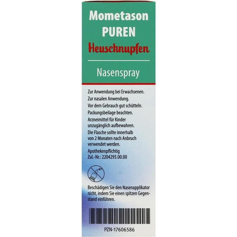 MOMETASON PUREN Heuschnupfenspray 50μg/Sprühst.60