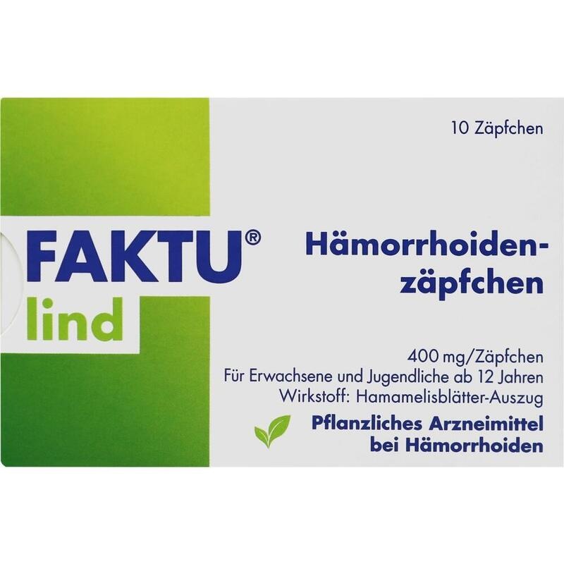 FAKTU lind Hämorrhoidenzäpfchen
