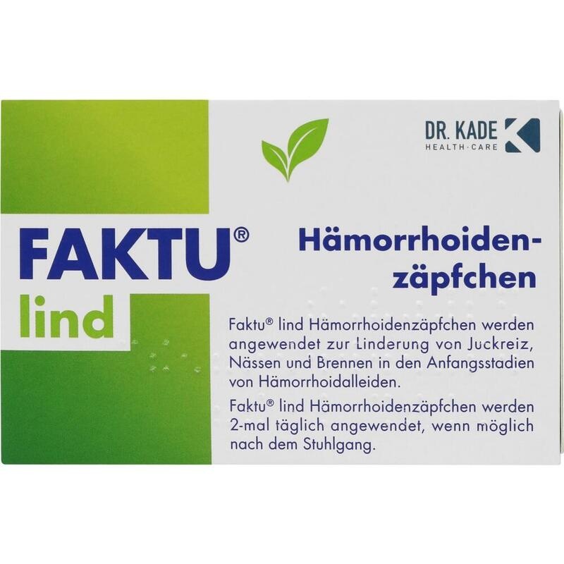 FAKTU lind Hämorrhoidenzäpfchen