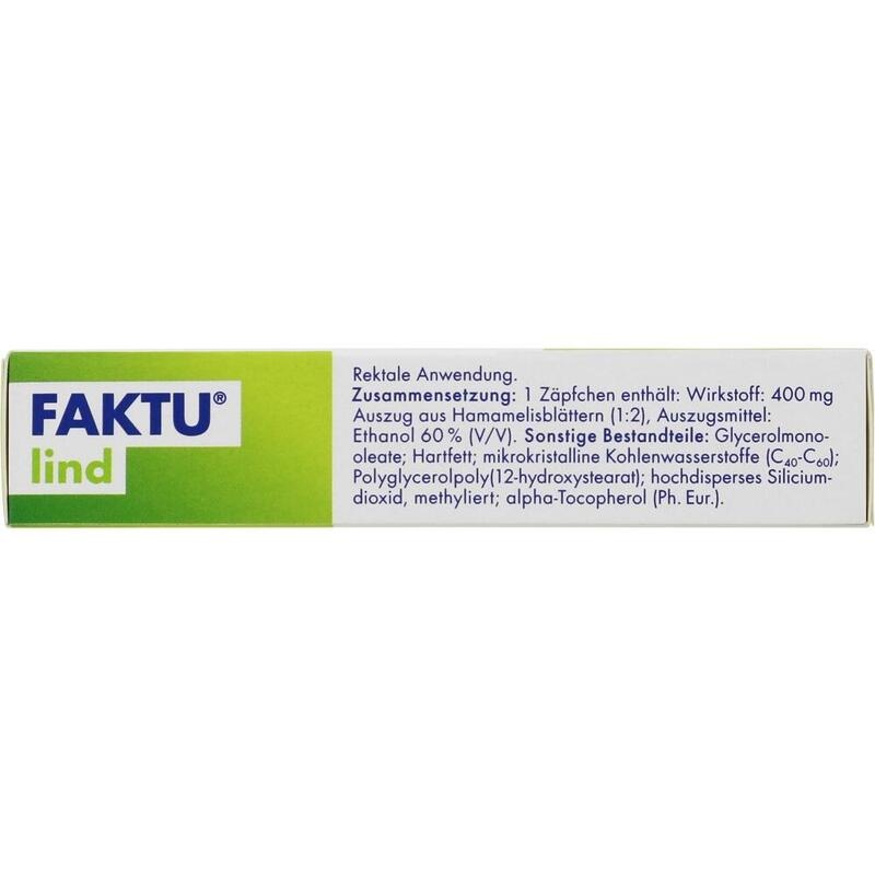 FAKTU lind Hämorrhoidenzäpfchen