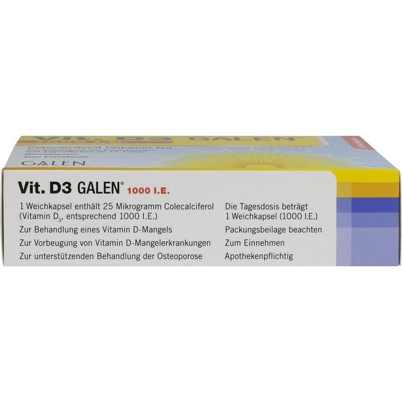 VIT. D3 GALEN 1000 I.E. Weichkapseln