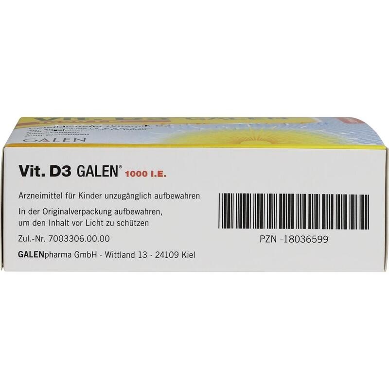 VIT. D3 GALEN 1000 I.E. Weichkapseln