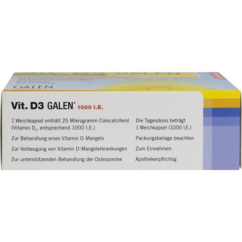 VIT. D3 GALEN 1000 I.E. Weichkapseln