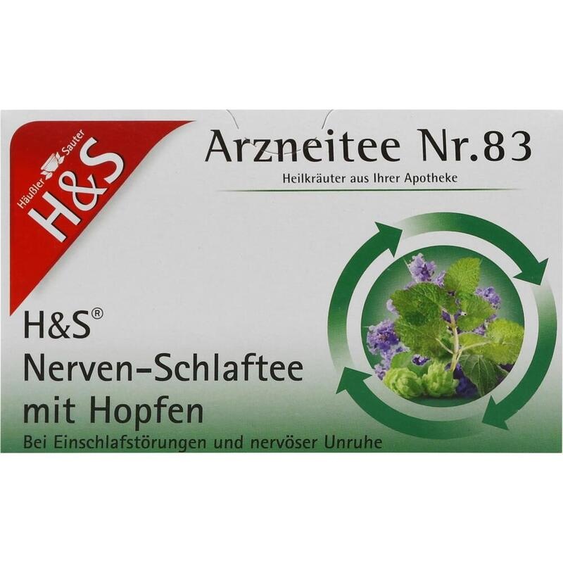 H&S Nerven- und Schlaftee mit Hopfen Filterbeutel