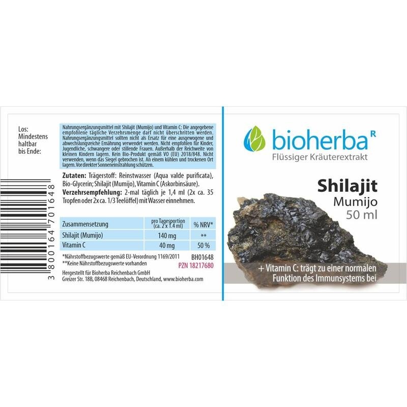 SHILAJIT Mumijo Tinktur