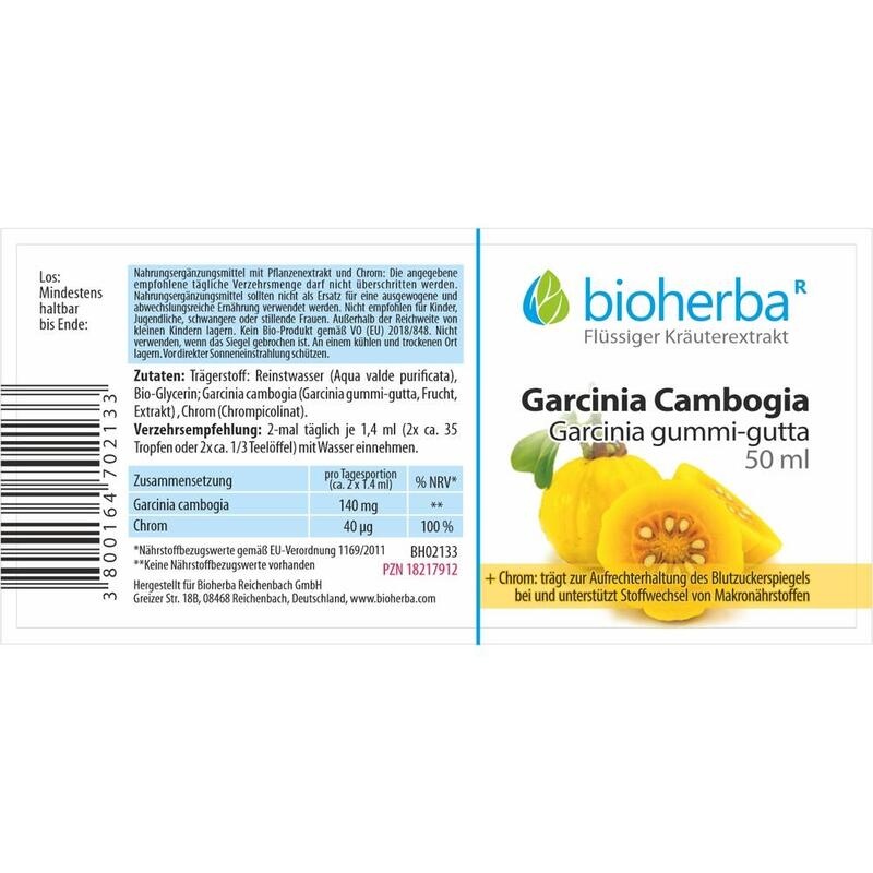 GARCINIA CAMBOGIA Tinktur