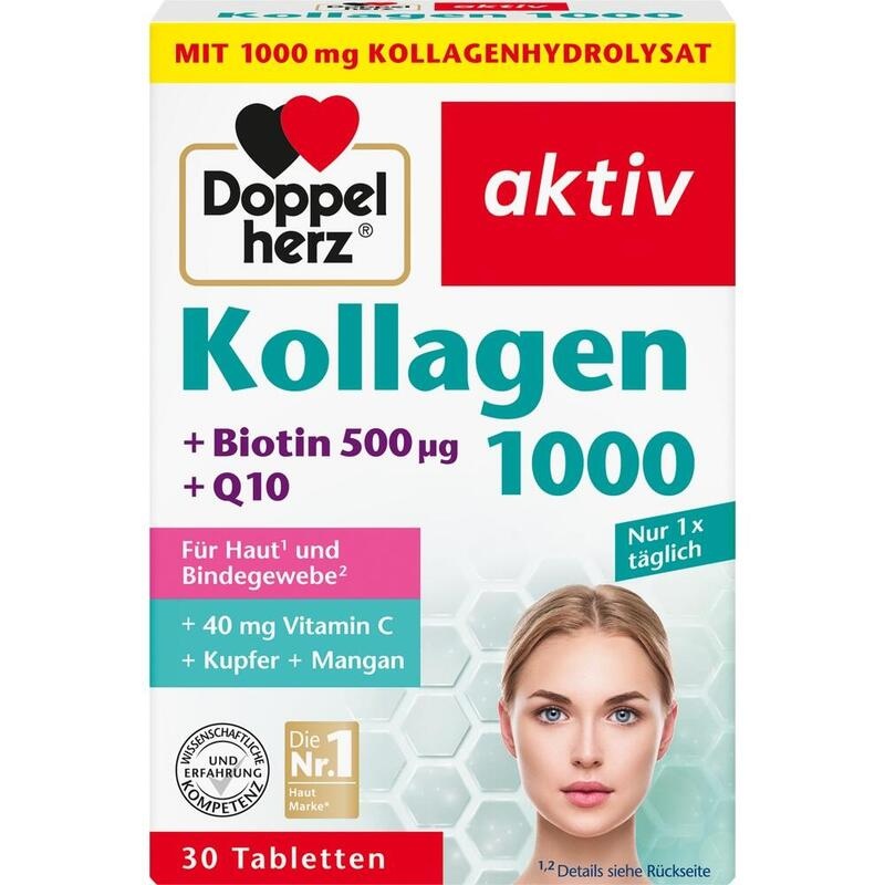 DOPPELHERZ Kollagen 1000 Tabletten