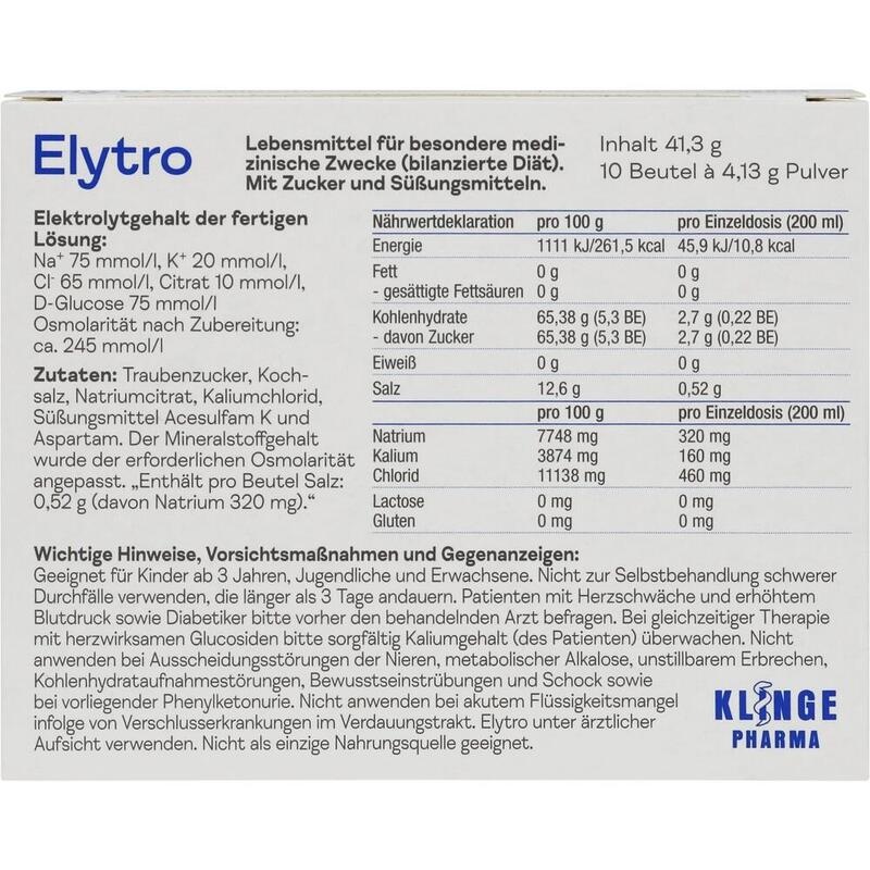 ELYTRO Pulver z.Herst.e.Lösung z.Einnehmen