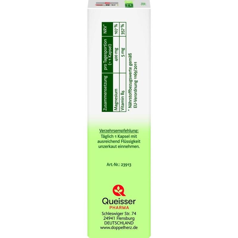 DOPPELHERZ Magnesium 400 Pur system Kapseln