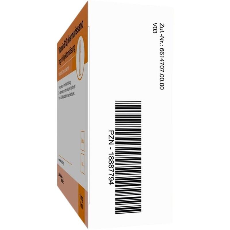 VITAMIN B12 PHARMARISSANO 1 mg/ml Inj.-Lsg.Amp.