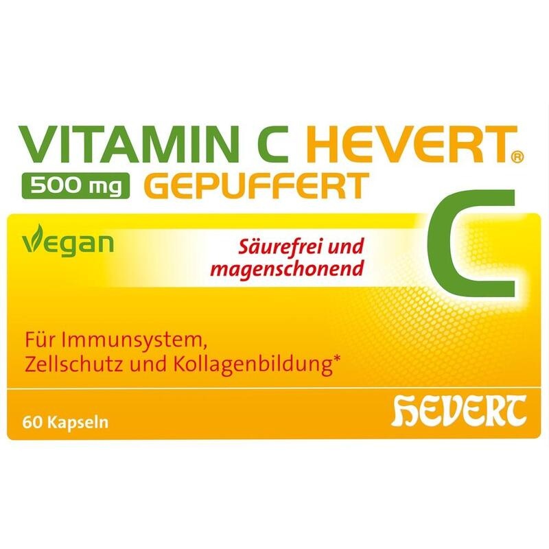 VITAMIN C HEVERT 500 mg gepuffert Kapseln