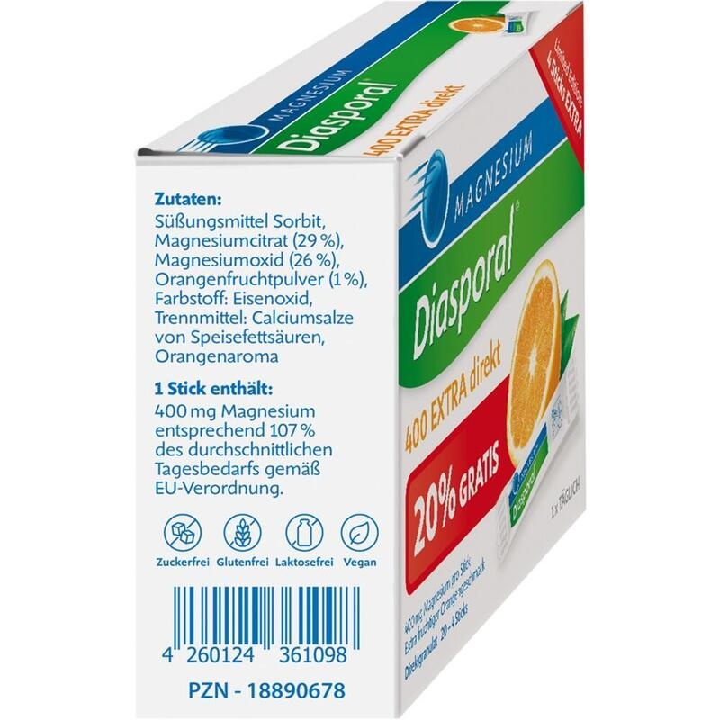 MAGNESIUM DIASPORAL 400 Extra direkt Granulat
