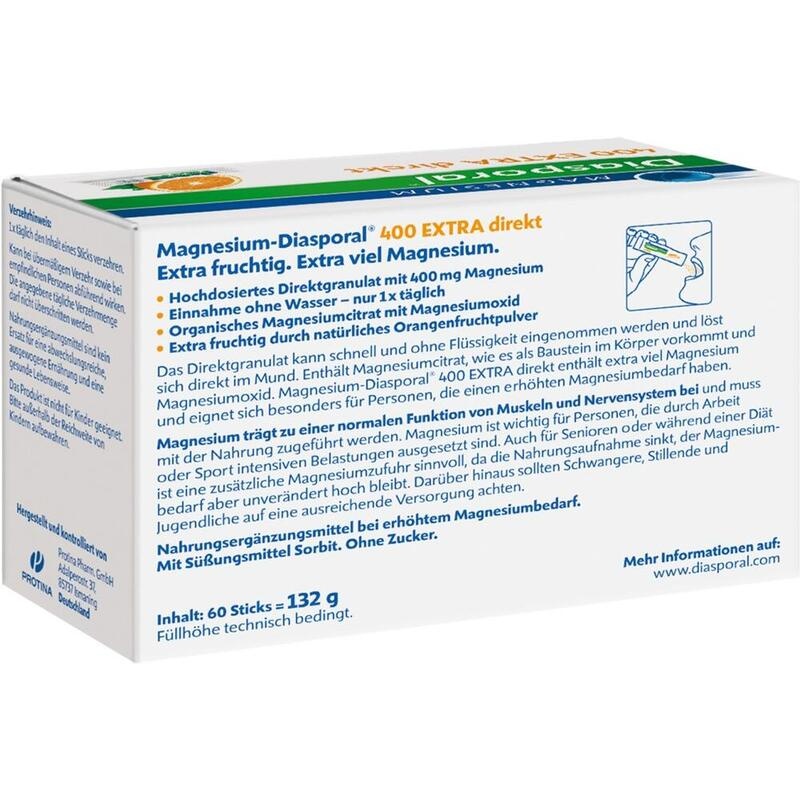 MAGNESIUM DIASPORAL 400 Extra direkt Granulat