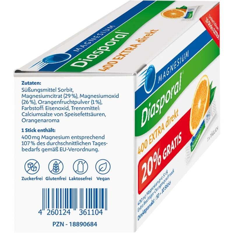 MAGNESIUM DIASPORAL 400 Extra direkt Granulat