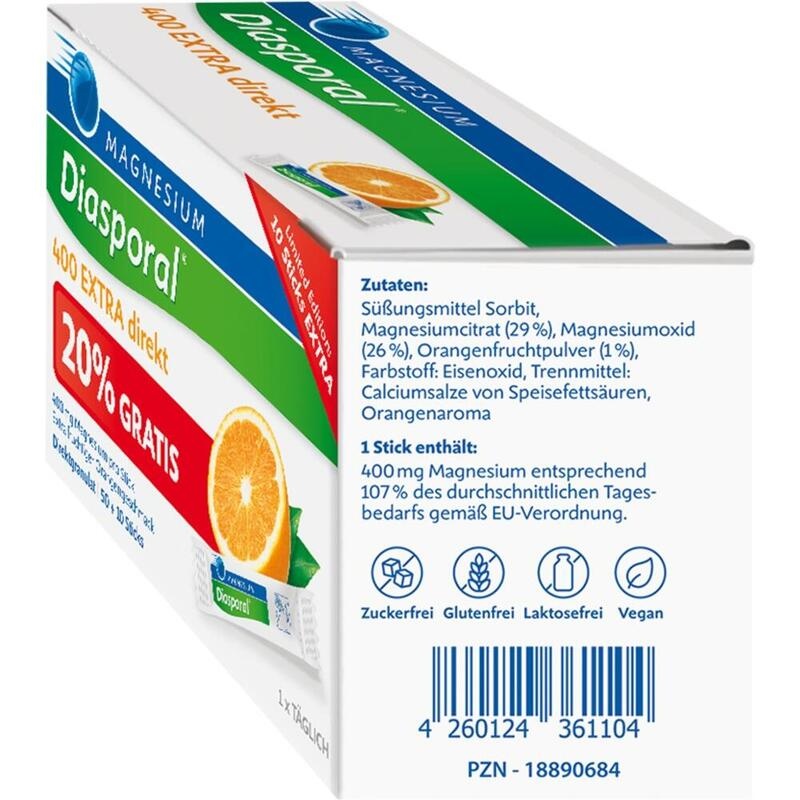 MAGNESIUM DIASPORAL 400 Extra direkt Granulat