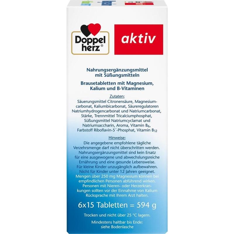 DOPPELHERZ Magnesium+Kalium Sport Brausetabletten