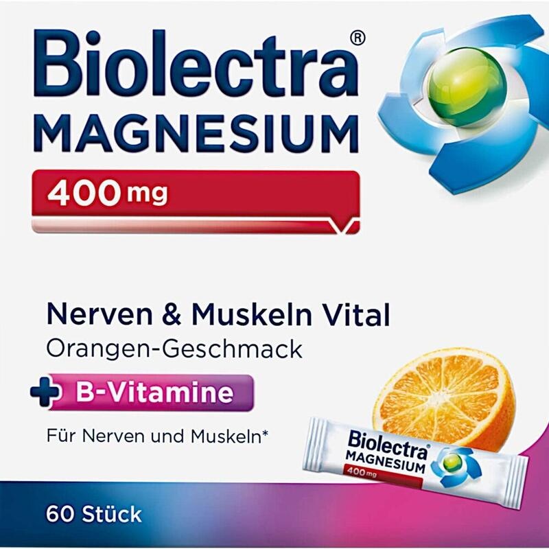 BIOLECTRA Magnesium 400 mg Nerven & Muskeln Vital
