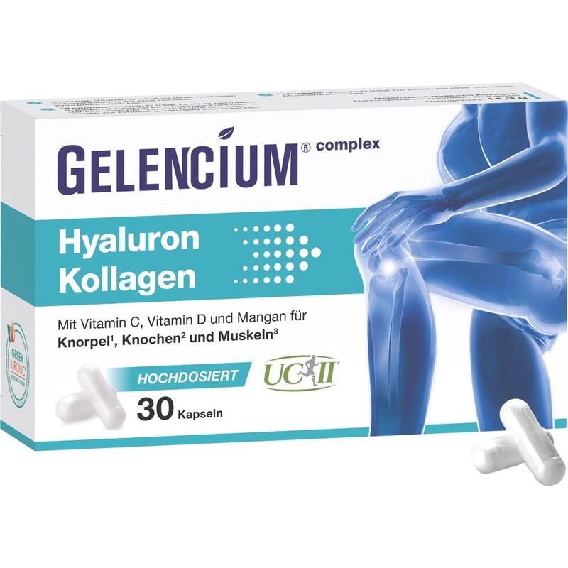 GELENCIUM Hyaluron Kollagen hochdos.Vitamin C Kps.