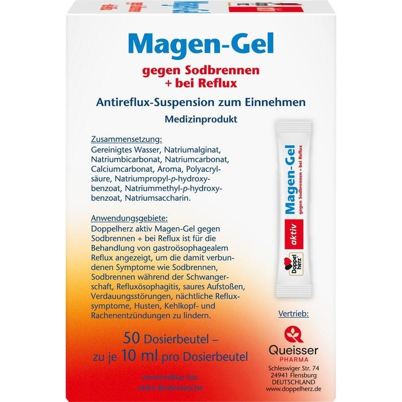 DOPPELHERZ Magen-Gel gegen Sodbrennen+bei Reflux