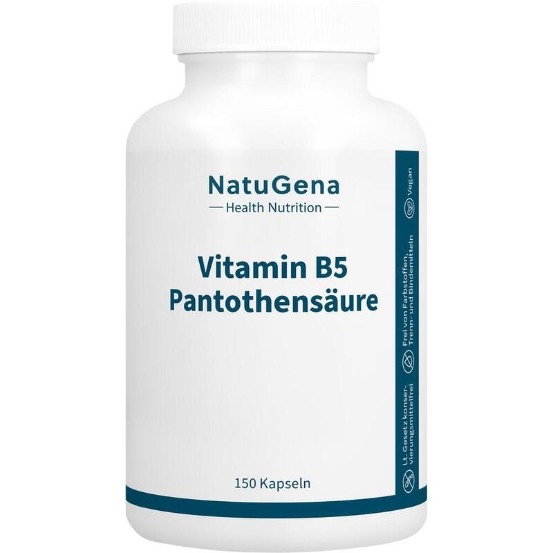 VITAMIN B5 PANTOTHENSÄURE vegan Kapseln