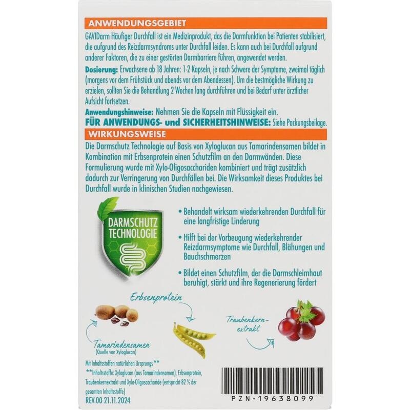 GAVIDARM Häufiger Durchfall Kapseln