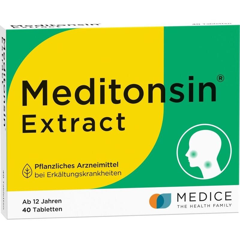 MEDITONSIN Extract pflanzliche Erkältungstabletten